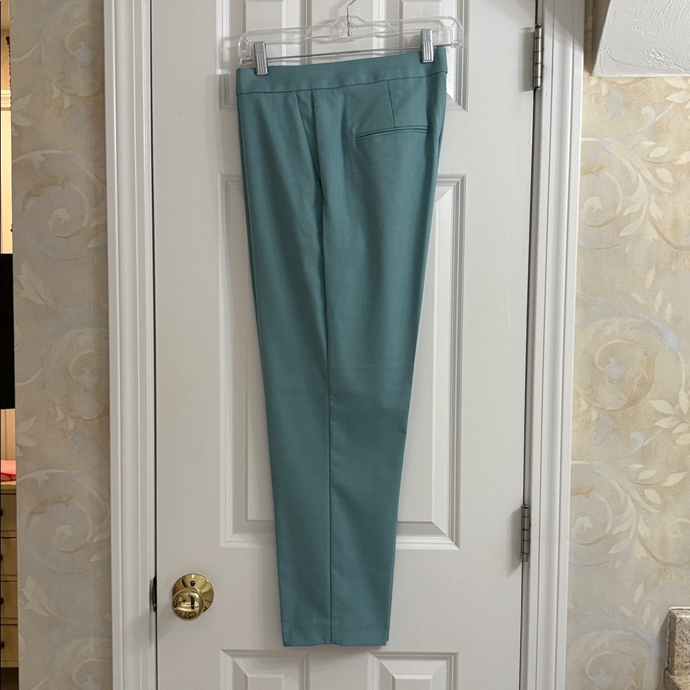 Ann Taylor Aqua Tapered Suiting Pants.